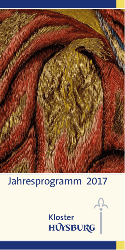 Jahresprogramm 2017