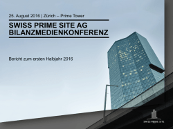 Halbjahresabschluss 2016