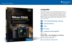 Nikon D500 – Das Handbuch zur Kamera