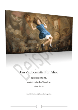 Ein Zaubermittel f&uuml;r Alice