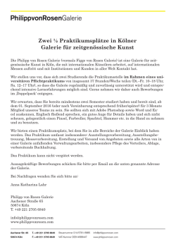 Phillip von Rosen Galerie