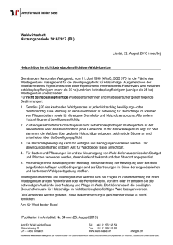Holzschl&auml;ge im nicht betriebsplanpflichtigen