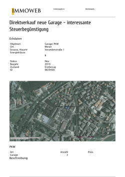Direktverkauf neue Garage - interessante