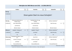 Einen guten Start ins neue Schuljahr!