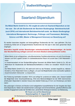 Saarland-Stipendium