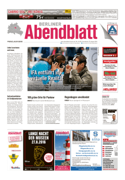 iFaentf&uuml;hrtin virtuelleRealit&auml;t - Berlin