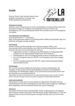 Guide - Leichtathletik Mutschellen