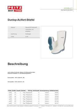 Dunlop-Acifort-Stiefel