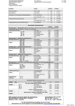 Liste der zuständigen Sachbearbeiter (PDF | 181,78 KB)