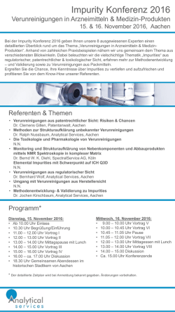 Impurity Konferenz 2016