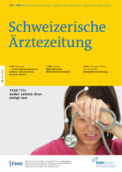 Schweizerische Ärztezeitung 34/2016