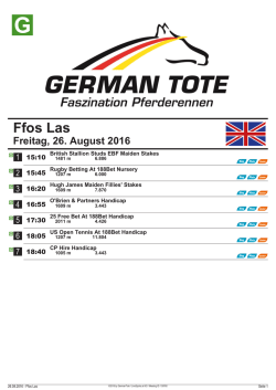 Ffos Las - Trotto.de