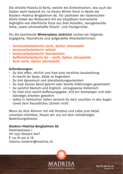 Die stilvolle Pizzeria Al Berto, welche bei Einheimischen, wie auch