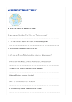 Atlantischer Ozean Fragen 1