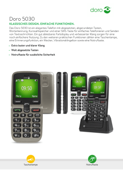 Doro 5030 - Telefon.de
