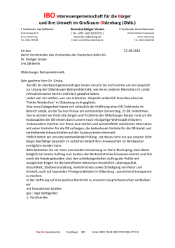 Brief an Vorstand DB, August 2016