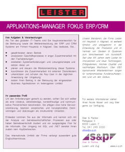 applikations-manager fokus erp/crm - s-p.ch