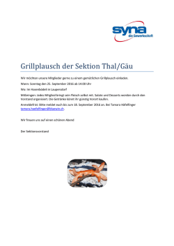 Info - Syna die Gewerkschaft - Olten