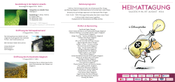 Heimattagung flyer 2016