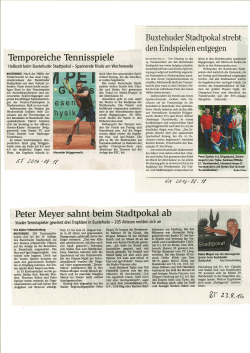 Presse_23_08_2016 - beim Buxtehuder Stadtpokal 2016