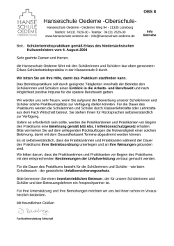Infos f&uuml;r die Betriebe