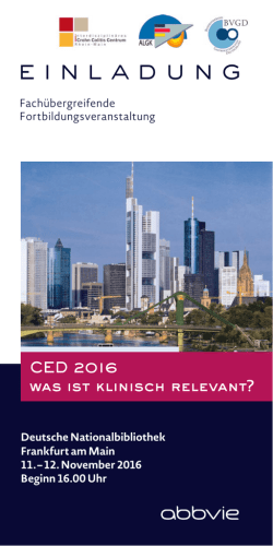 einladung - CED 2016