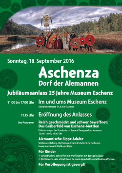 Dorf der Alemannen