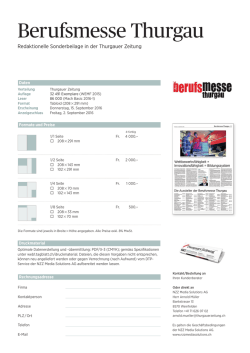 hier - Berufsmesse Thurgau