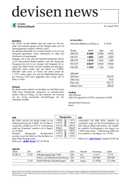 Informative Mittelkurse und Preise um 8.18 Uhr Devisen Aktuell High
