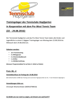 Infoblatt