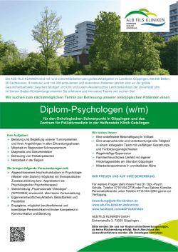 Diplom-Psychologen (w/m)
