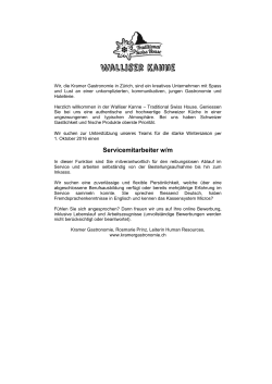Servicemitarbeiter w/m