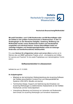 Softwareentwickler/-in eAssessment