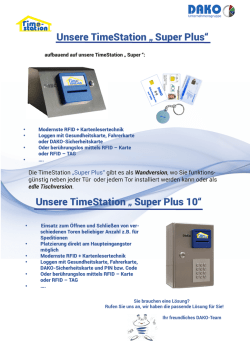 Unsere TimeStation „ Super Plus“