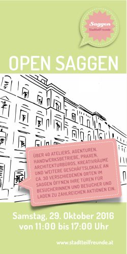 open saggen - Stadtteilfreunde