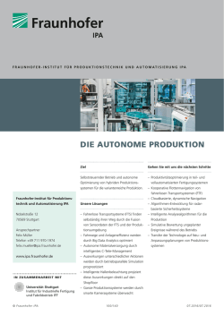 die autonome produktion