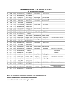 Grevenstein_Messdiener 27.08. bis 30.11.