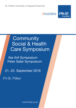 Ilse Arlt Symposium