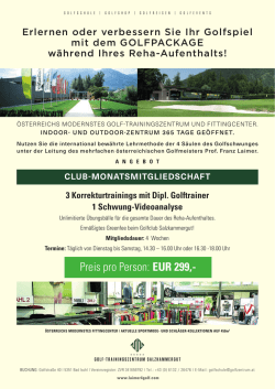 Preis pro Person: EUR 299,- - Herz-Kreislauf
