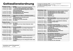 Gottesdienstordnung - Pfarrgemeinde St. Jacobus, Hilden