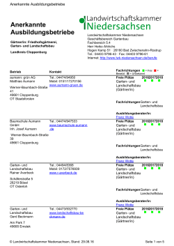 Liste als PDF downloaden - Landwirtschaftskammer Niedersachsen