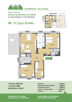 E1 - Wohnen und Arbeiten am Schloss