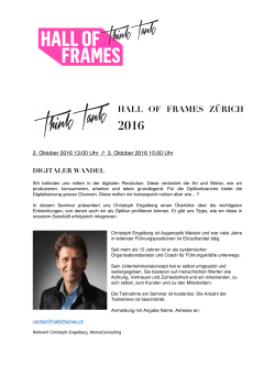 Digitaler Wandel von Christoph Engelberg