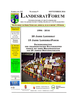 1996 2016 - Landesratforum