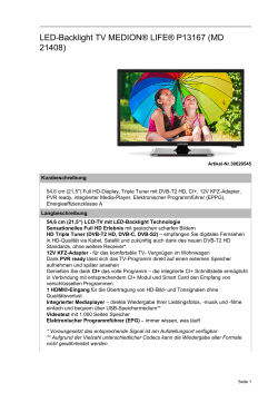 LED-Backlight TV MEDION® LIFE® P13167 (MD 21408)
