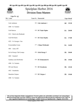 Division Enns Masters