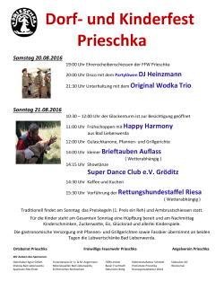 Dorf- und Kinderfest Prieschka