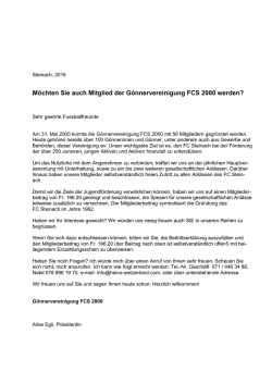 Infos zur Mitgliedschaft