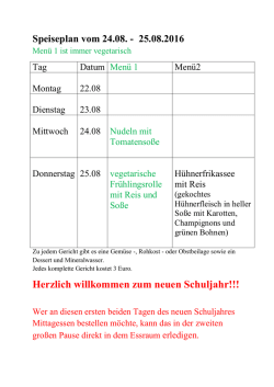 Herzlich willkommen zum neuen Schuljahr!!!