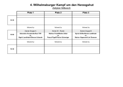 Mittwoch - 4. Kampf um den Wilhelmsburger Herzogshut presented